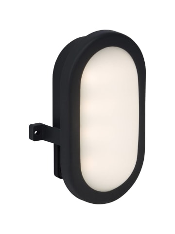 Brilliant Tilbury LED Außenwand- und Deckenleuchte 17x12cm in anthrazit/weiß