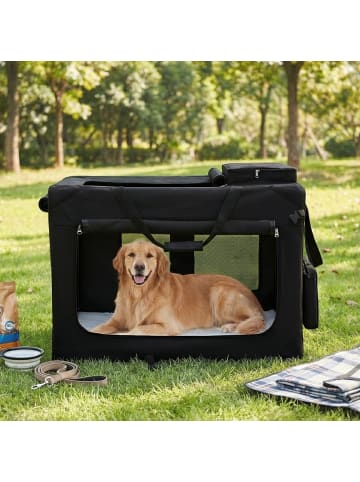 Tiertransporttasche Bax in Schwarz - (B)91 x (H)63 x (T)63 cm