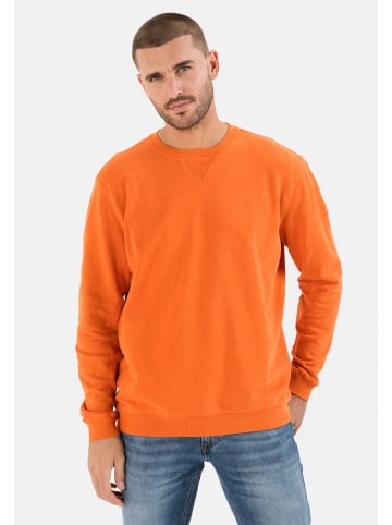 Camel Active Sweatshirt aus Baumwolle in Orange