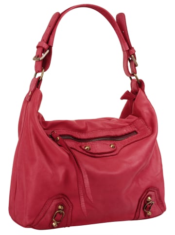 Samantha Look Shopper echt Leder in rot