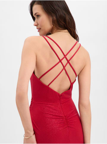 Marie Lund Abendkleid in rot - 0002