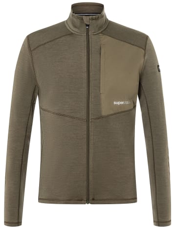 super.natural Merino Jacke in braun