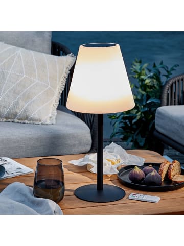 Butlers Outdoor Solar-Tischleuchte mit Farbwechsel LIGHT UP in Schwarz-Weiß