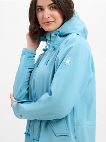 Derbe Jacke Friese Island in hellblau - 0002