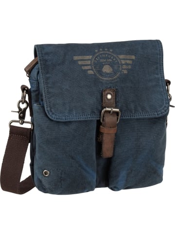 Greenburry Umhängetasche Vintage Aviator 5896 Shoulderbag Blue Edition in Blue