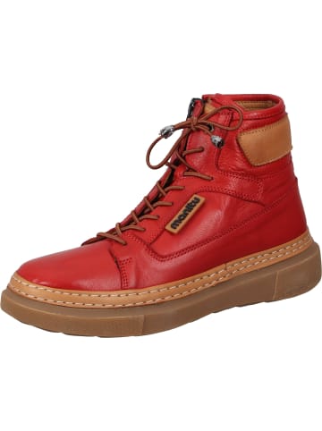 manitu Schnürstiefeletten in rot