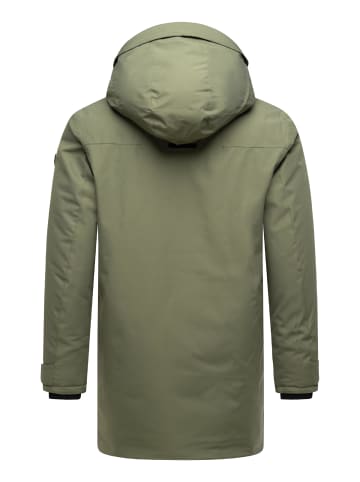 STONE HARBOUR Wintermantel Netaan XX in Dusty Olive