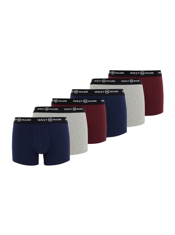 Westmark London Retro Short / Pant Oscar in Navy / Bordeaux / Grey Melange