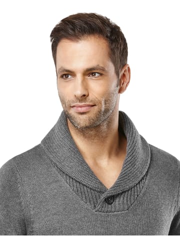 Vincenzo Boretti Pullover tailliert in dunkelgrau