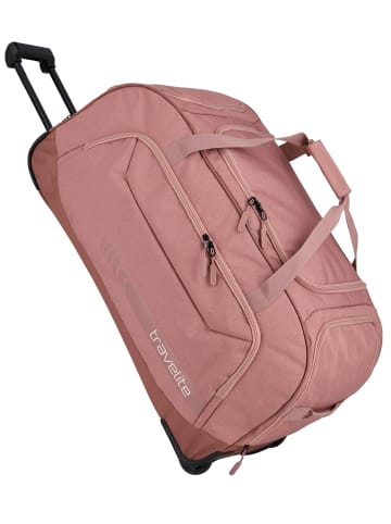 travelite Reisetasche mit Rollen Kick Off Rollenreisetasche XL in Rosé