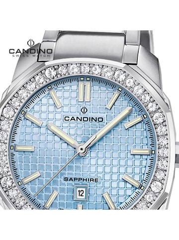 Candino Analog-Armbanduhr Candino Elegance silber mittel (ca. 35mm)