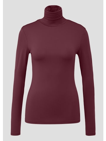 QS T-Shirt  in  3900_bordeaux