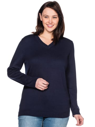 sheego Feinstrickpullover in marine