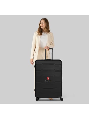 Tonino Lamborghini Bologna 4 Rollen Trolley L 77 cm in black