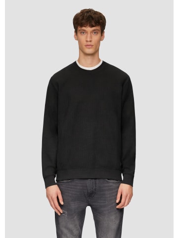 s.Oliver Sweatshirt langarm in Schwarz
