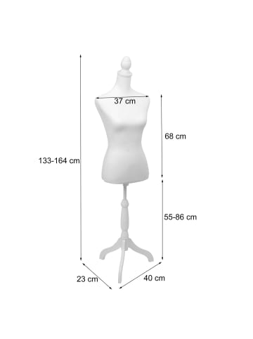 MCW Schneiderpuppe Q24, Schwarz