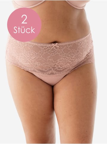 SugarShape High-Panty-Set Lace Basic 2er Set in altrosé