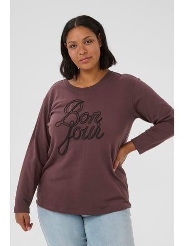 KAFFE curve Sweatshirt KCberla Loose fit in Fudge