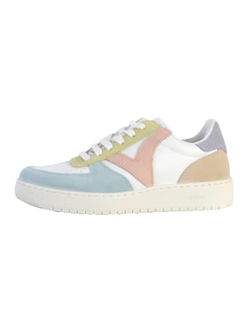 Victoria Flache Ledersneaker Céleste
