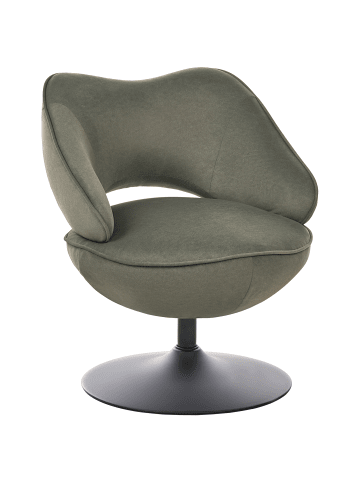 Beliani Sessel SANDET in Grün/Schwarz - (W) 66 x (H) 78 x (L) 55 cm