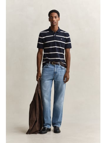 Gant Shirt in marine beige - 0001