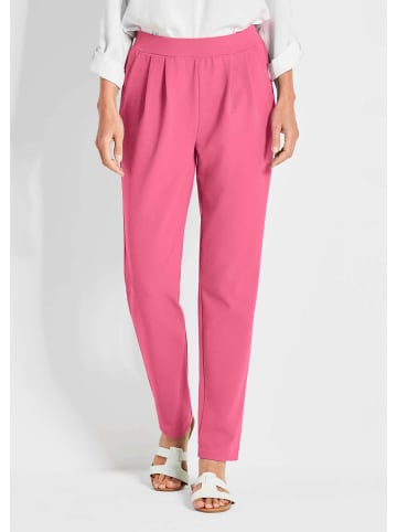GOLDNER Kurzgröße:  Schlupfhose Businesshose SARA mit Komfortbund in pink