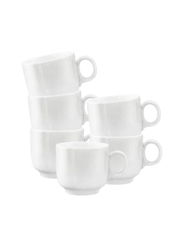 Seltmann Weiden 6er Set Cappuccinotassen Sento Home in 300 ml in weiß
