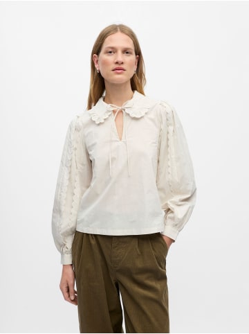 Object Bluse in White Sand