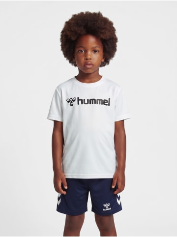 Hummel T-Shirt Hmllogo Kinder in WHITE