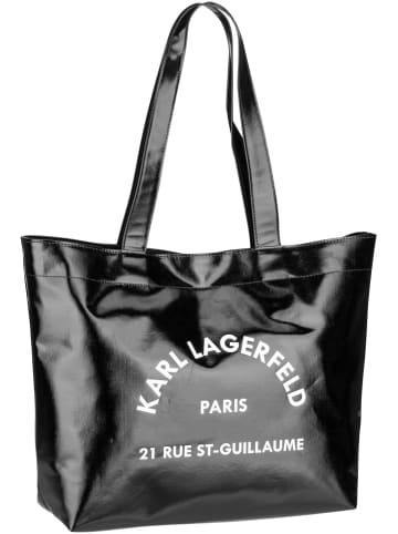 Karl Lagerfeld Shopper RSG Shiny Twill Shopper in Black