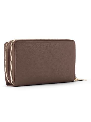 Lazarotti Bologna Leather Geldbörse RFID Schutz Leder 20 cm in taupe