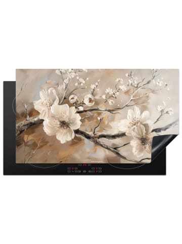 KitchenYeah Herdabdeckplatte Blüten