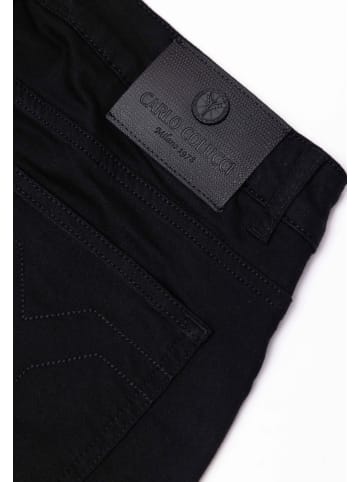 Carlo Colucci 5-Pocket-Jeans Cazzato in Schwarz