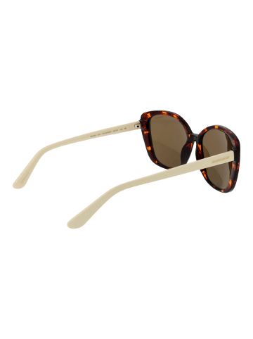 Skechers Frauen Sonnenbrille Rechtwinklig Braun