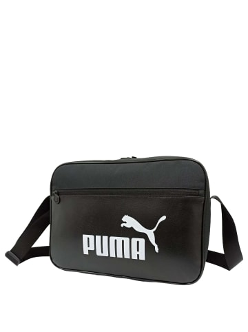Puma Medium Reporter Bag - Schultertasche 37 cm (black) in schwarz