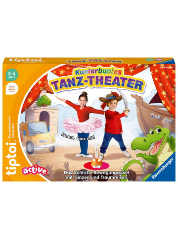 Ravensburger Ravensburger tiptoi® ACTIVE Spiel 00128, Kunterbuntes Tanz-Theater,...