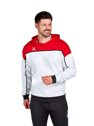 erima Herren Change By Erima Kapuzensweat in weiß/rot/schwarz