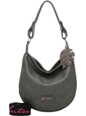 Fritzi aus Preußen Schultertasche Eco Hobo in Anthrazit