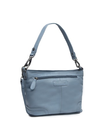The Chesterfield Brand Zarita Schultertasche Leder 22 cm skyblue