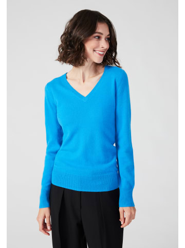 Style Republic Kaschmirpullover V-Neck in fancy blue