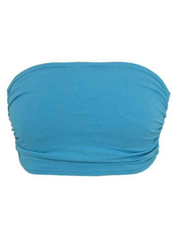 Urban Classics Bandeau Bra in turquoise