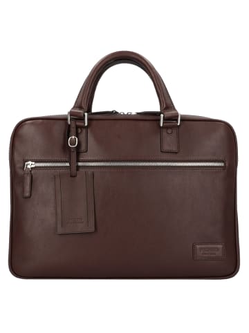 PICARD Authentic Aktentasche Leder 40 cm Laptopfach in cafe