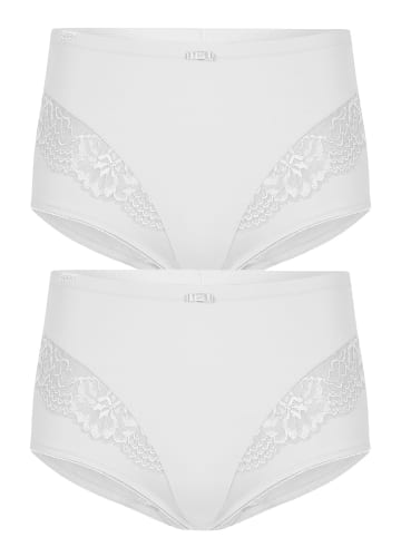 SUSA 2er Pack Miederslip London in weiss weiss
