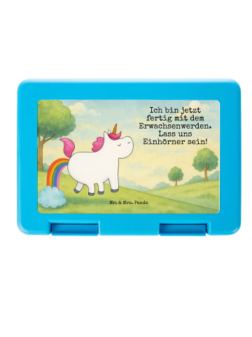 Mr. & Mrs. Panda Aufbewahrungsbox Einhorn Pupsen Design mit Spruch in Weiß