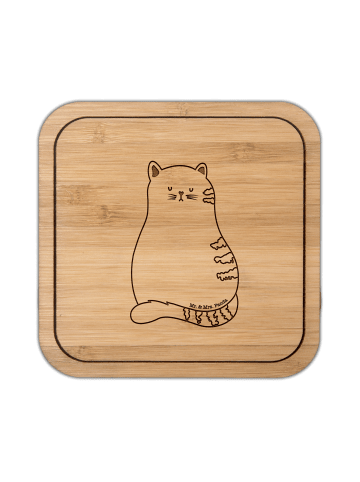 Mr. & Mrs. Panda Bierdeckel Katze Sitzen ohne Spruch in Transparent