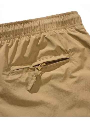 Brandit Badeshort "Swimshort Basic" in Braun