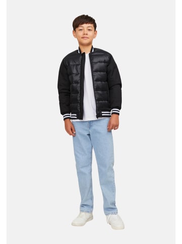 JACK & JONES Junior Jacke 'Black' in schwarz