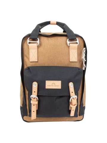 Doughnut Macaroon Euro 16 - Rucksack 38 cm (grey x dark grey) in khaki x black