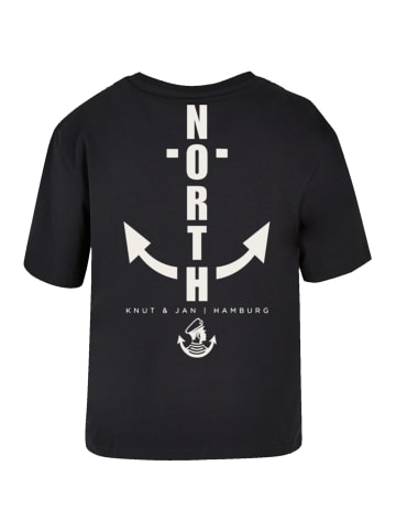 F4NT4STIC Everyday T-Shirt North Anchor with Ladies Everyday Tee in schwarz