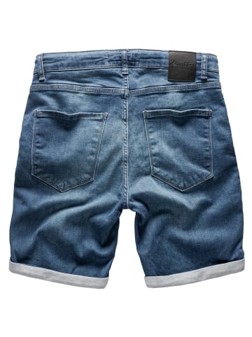 Amaci&Sons Destroyed Jeans Shorts SAN JOSE in H-Blau